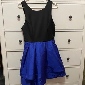Black/Blue Homecoming Dress